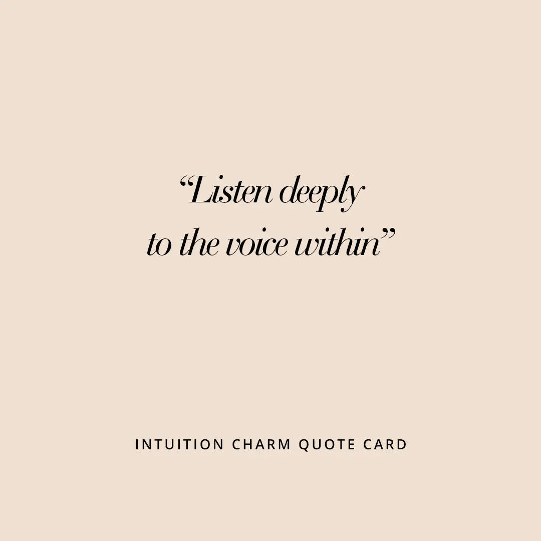 Intuition Charm - Elegant & Unique Pendant Necklace for Women | Perfect for Spiritual Healing, Meditation & Everyday Wear