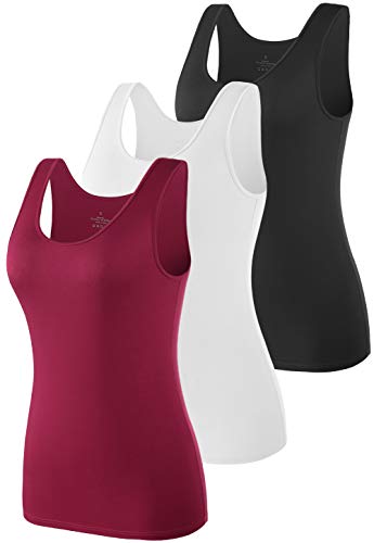 3 Pack - Black/White/Wine Red