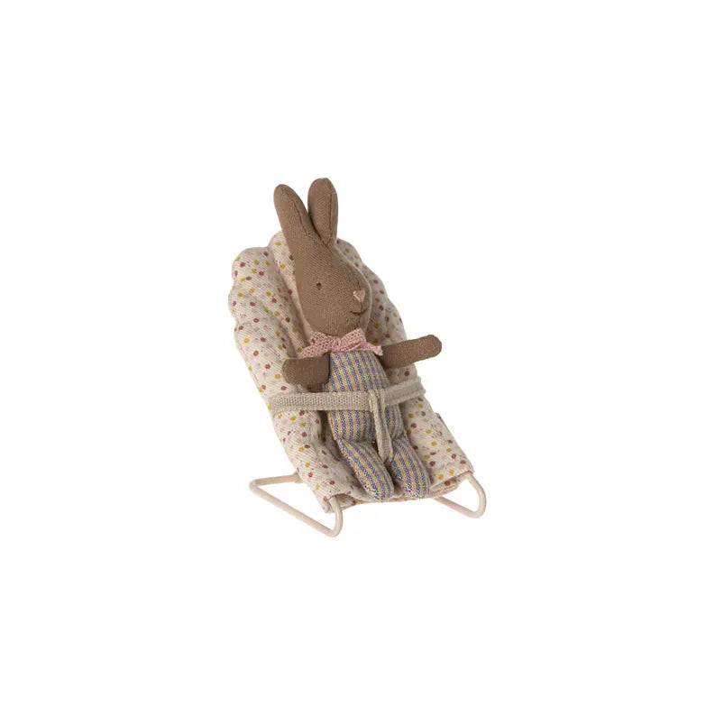 Maileg Baby Rabbit Plush Toy with Polka Dots - Soft Stuffed Animal for Kids, Nursery Decor & Gift for Baby Showers