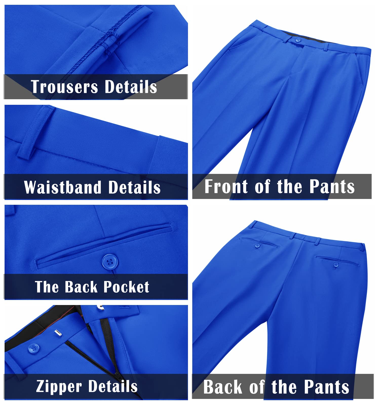 Men's Slim Fit 2-Piece Suit Set - Groomsmen Tuxedo & Prom Blazer with Tie | Wedding, Formal Events & Business Occasions