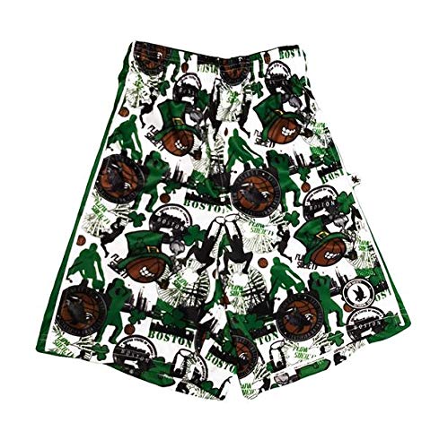 Flow Society Patriotic Red, White & Blue Boys Lacrosse Shorts | Breathable Athletic Shorts for Youth LAX Players | Perfect for Games, Practice & Summer Sports Activities