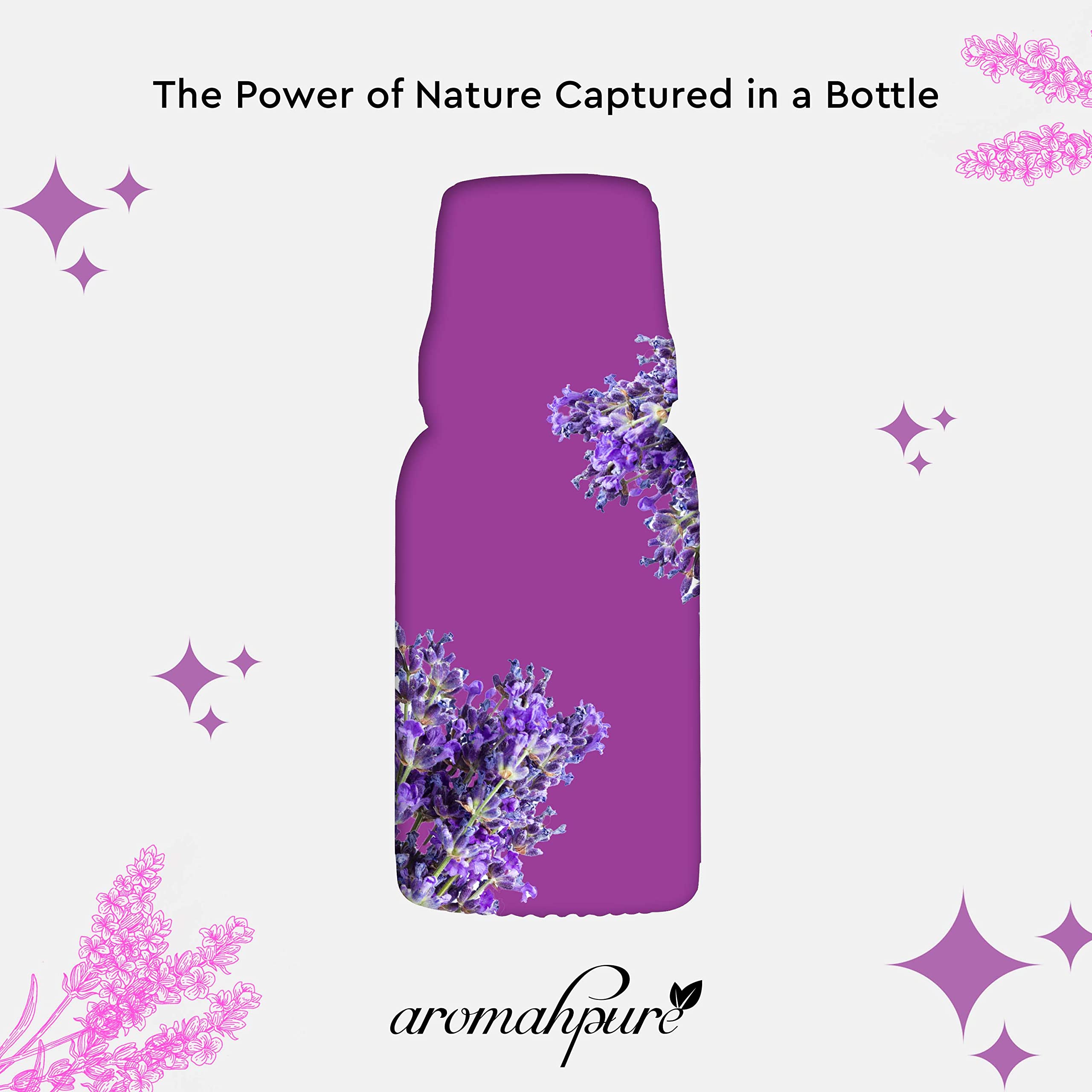Aromahpure Essential Oil Set - 2 Pack (30ml Each) | Lavender & Sandalwood Fragrance Oil for Home, Diffusers, Candles | Aromatherapy Oil for Relaxation, Meditation & Focus | Perfect for Spa, Yoga & Bedroom Use