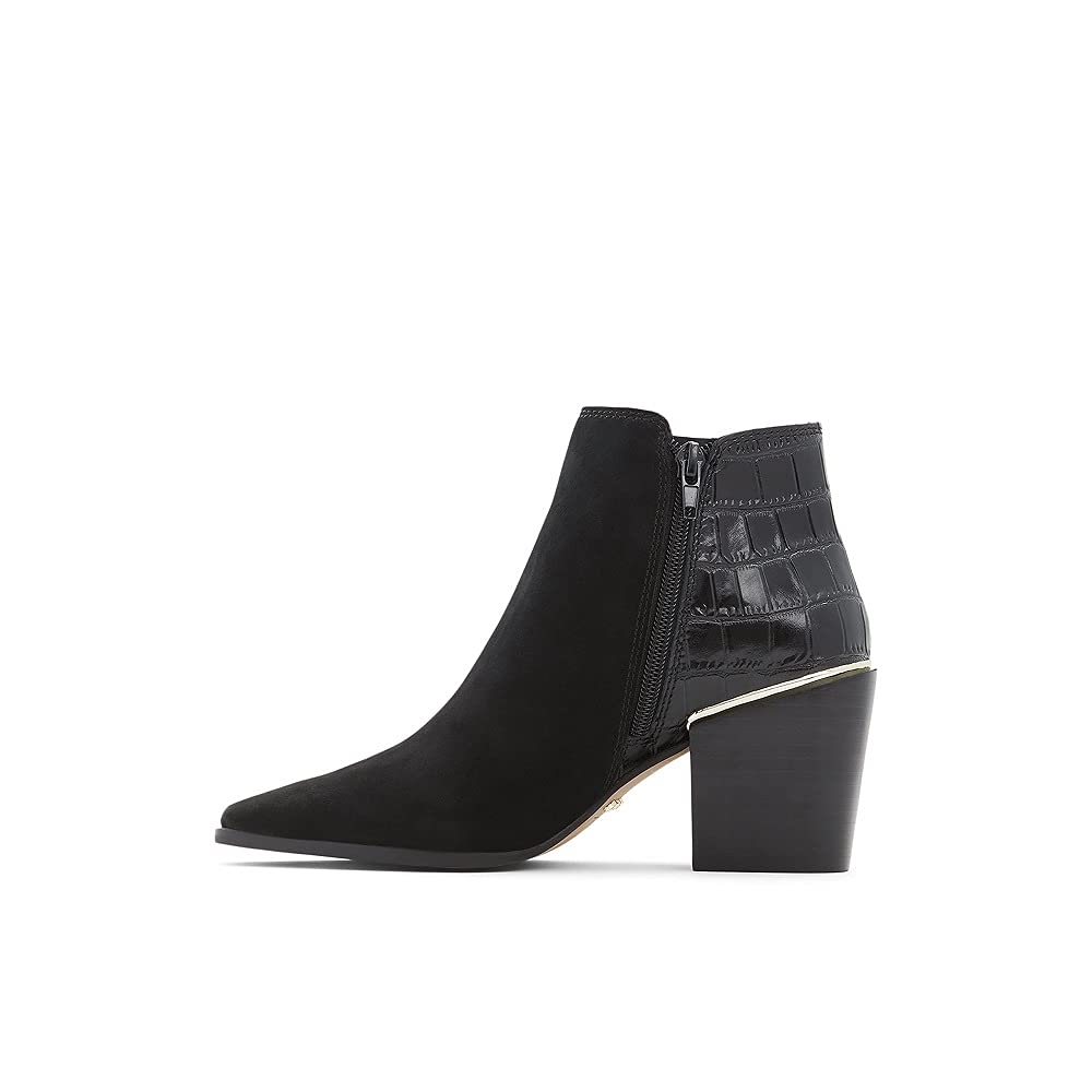 ALDO Women's Equina Ankle Boots - Stylish Leather Booties for Women | Comfortable & Fashionable Fall & Winter Shoes | Perfect for Office, Dating & Casual Outfits