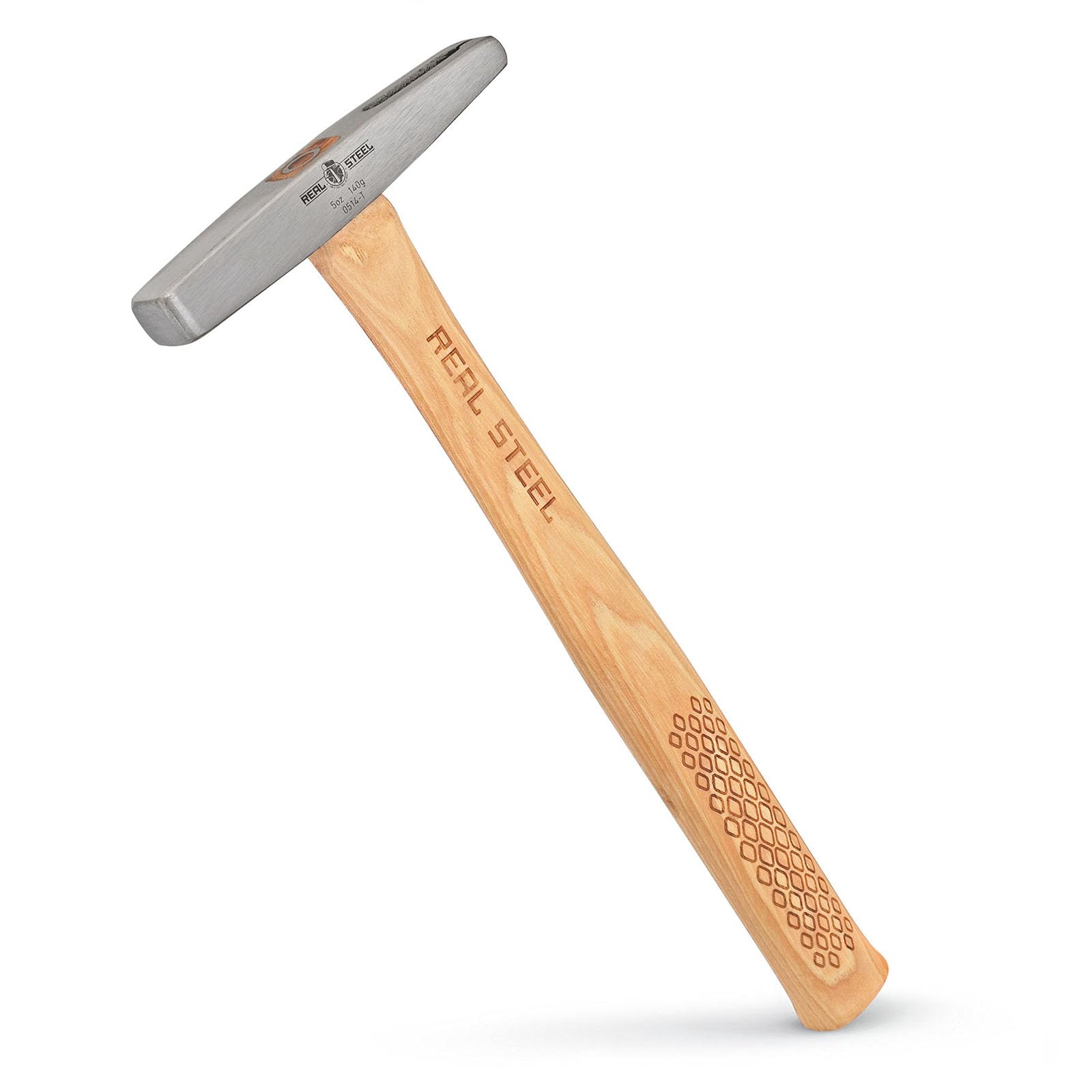 REAL STEEL 5oz Magnetic Tack Hammer - Forged Steel Head & Hickory Wood Handle - Lightweight Small Hammer for Women (0514-T) - Perfect for Upholstery, DIY Crafts, and Home Repair Projects