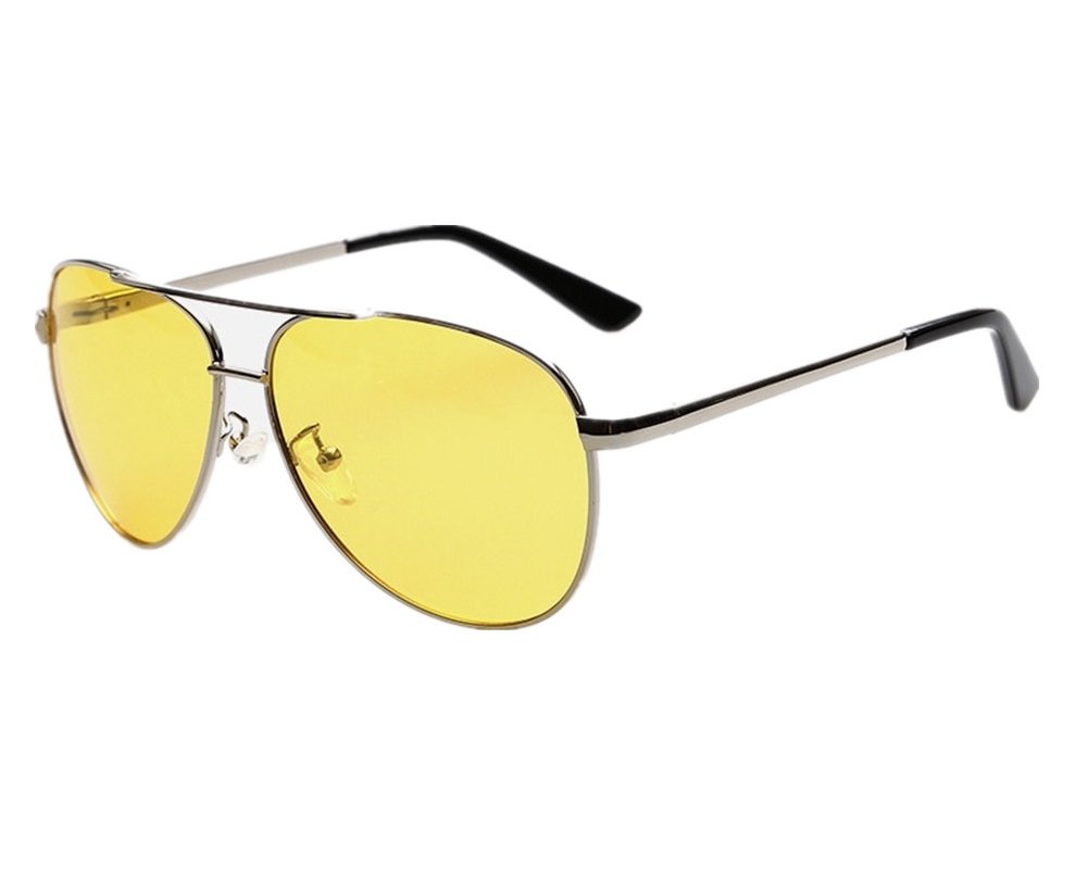 Men's Polarized Night Driving Glasses - Anti-Glare UV Protection Sunglasses for Safe Night Vision & Daytime Use - Perfect for Driving, Running, Cycling & Outdoor Activities