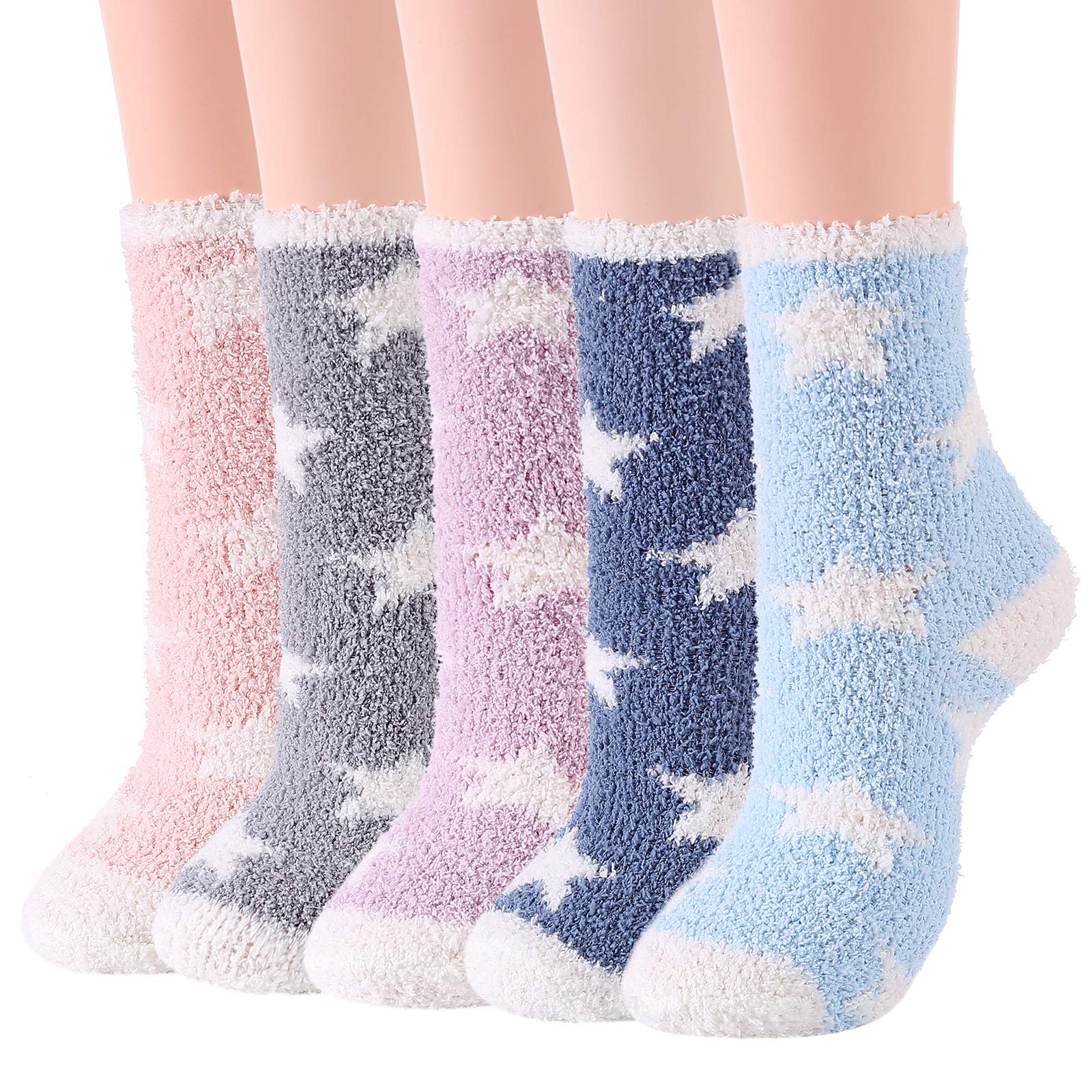 Women's Winter Socks - Ultra Soft Fleece Fuzzy Socks for Sleeping, Athletic & Home - Warm Plush Cozy Socks for Cold Weather - Perfect for Lounging, Yoga & Bedtime Comfort