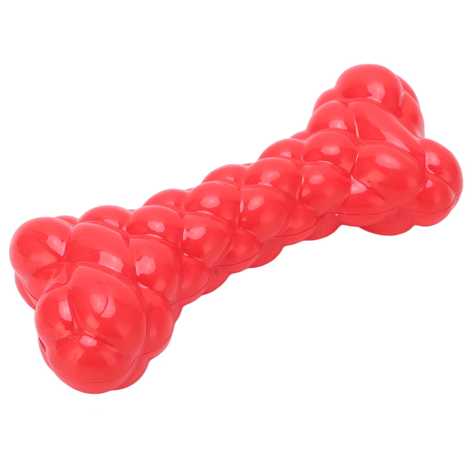 Squeaky Interactive Dog Chew Toys for Teeth Cleaning - Safe for Small, Medium & Large Breeds (Red) - Perfect for Playtime, Training & Dental Health