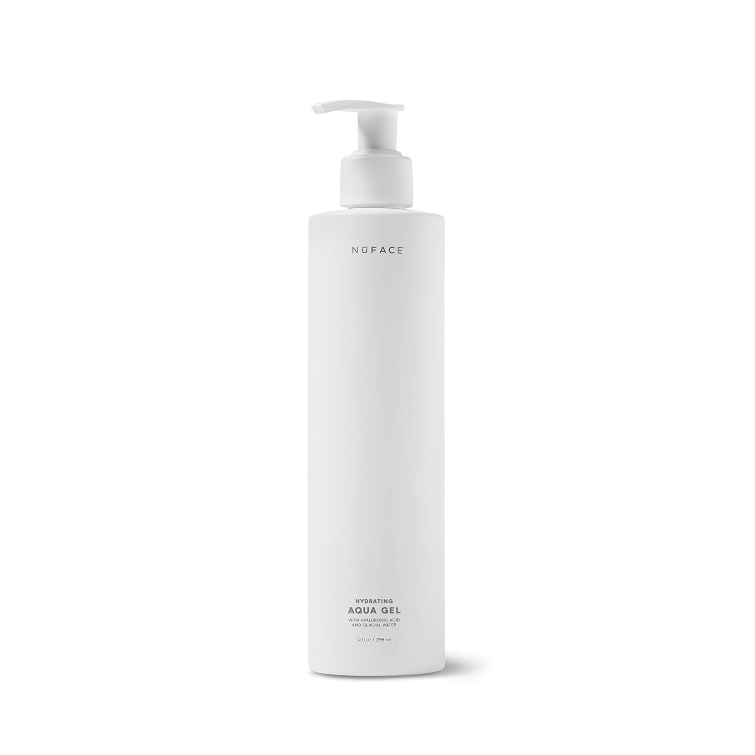 NuFACE Hydrating Aqua Gel 10 oz - Ultra Moisturizing Facial Treatment for Glowing Skin | Perfect for Daily Skincare Routine & Microcurrent Device Use