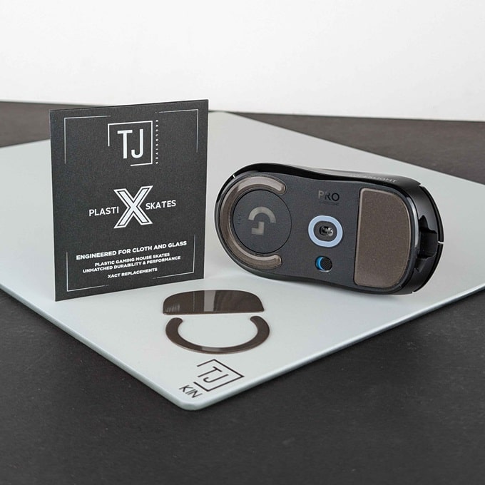 TJ Exclusives PlastiX Xact Replacements for Zowie U2 Wireless, FK2 DW, ZA13 DW, S2 DW Gaming Mice - Premium Grip & Durability for Esports & Competitive Gaming