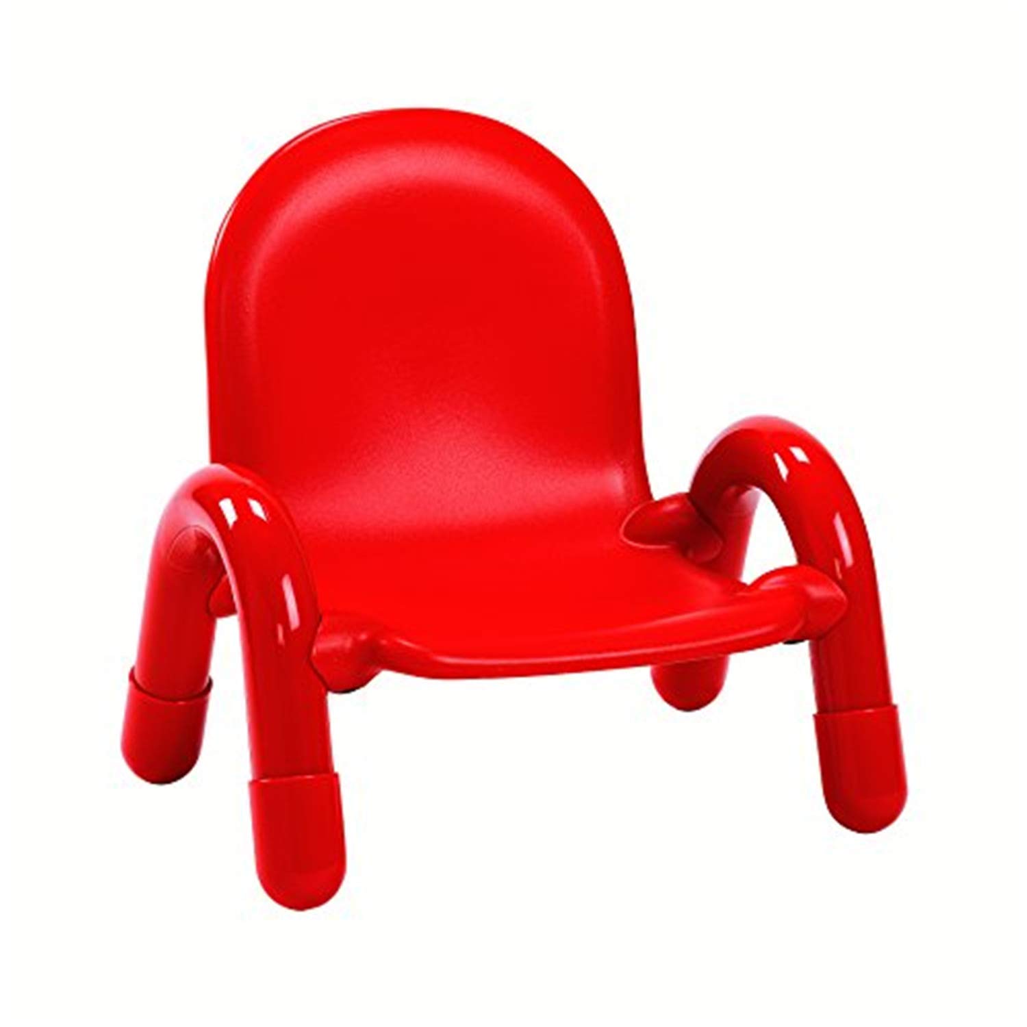 Baseline 5 Inch Kids Chair - Candy Apple Red for Children's Room, Playroom, or Classroom Seating