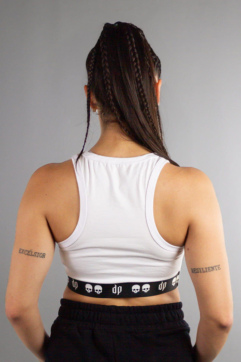 Women's Mamba White Muscle Tank Top - Comfortable & Stylish Workout Shirt for Gym, Yoga & Running