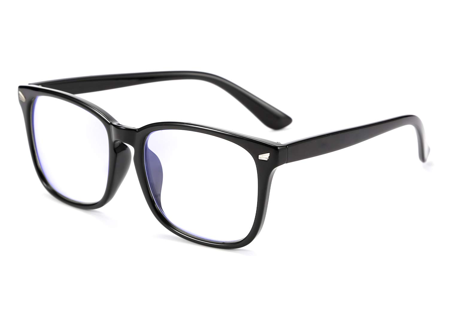 FEISEDY Vintage Blue Light Blocking Glasses for Women & Men - Anti Eye Strain Reading Glasses with Spring Hinge (B2519) - Perfect for Computer Work, Reading & Screen Time