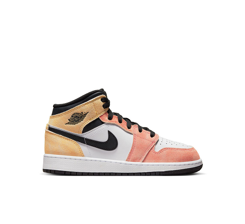 AIR JORDAN 1 MID SE (GS) Basketball Shoes for Kids - Comfortable Sneakers for School, Sports & Casual Wear