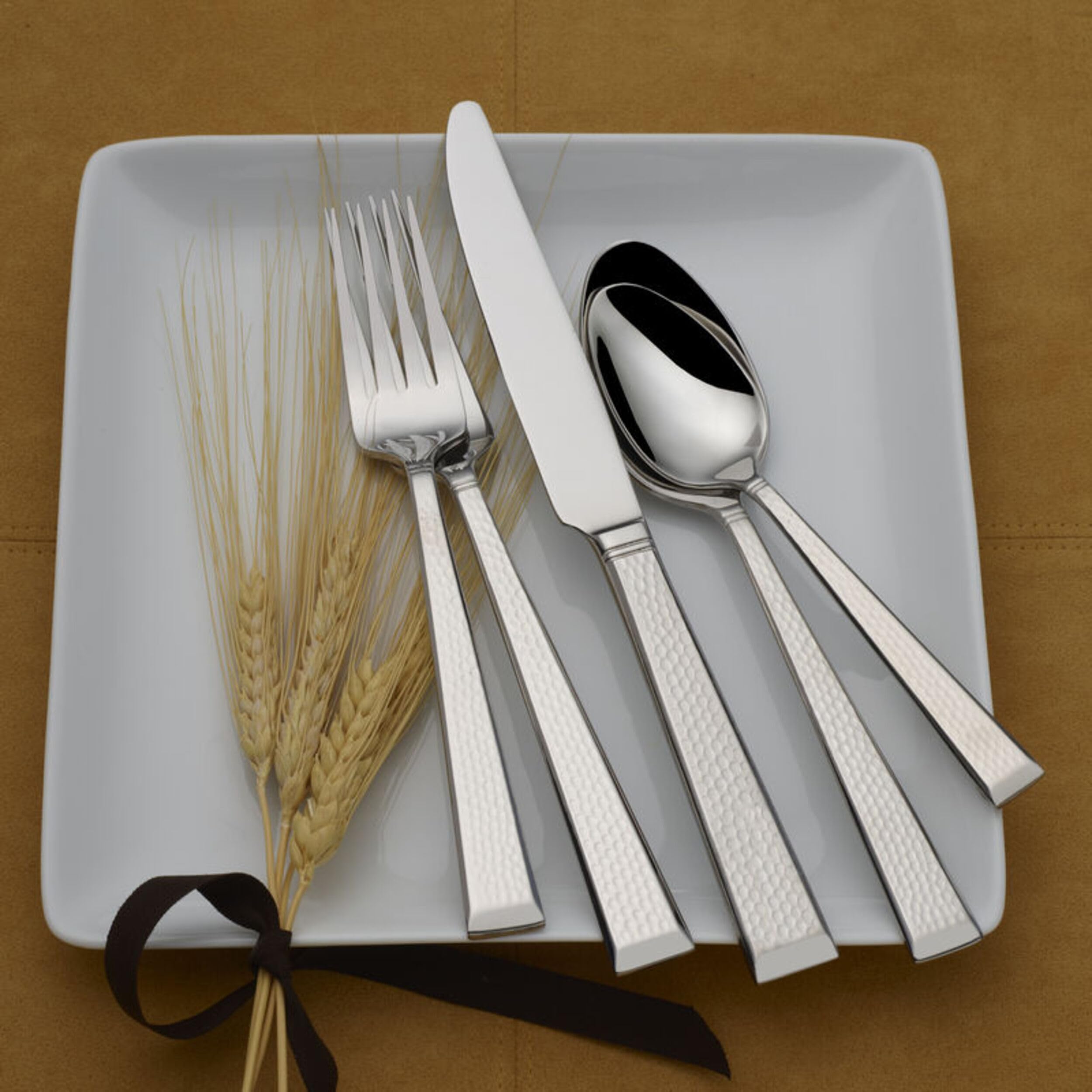 Premium Mikasa Kyler 65-Piece 18/10 Stainless Steel Flatware Set for 12 - Elegant Silverware with Serving Utensils - Perfect for Dinner Parties, Weddings & Formal Dining
