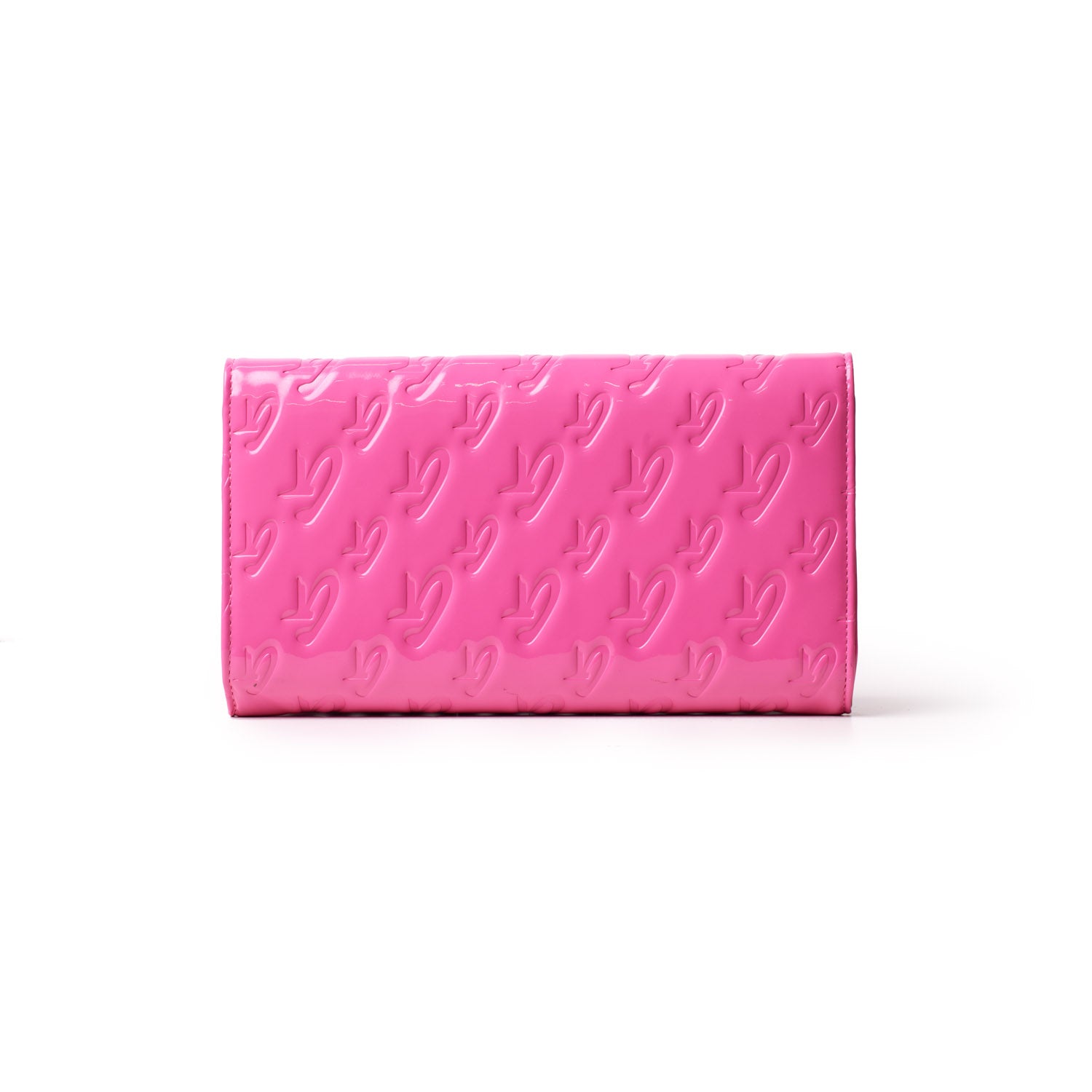 Monogram Travel Wallet Mirror Hot Pink - RFID Blocking Luxury Wallet for Women - Perfect for Air Travel, Business Trips & Everyday Use