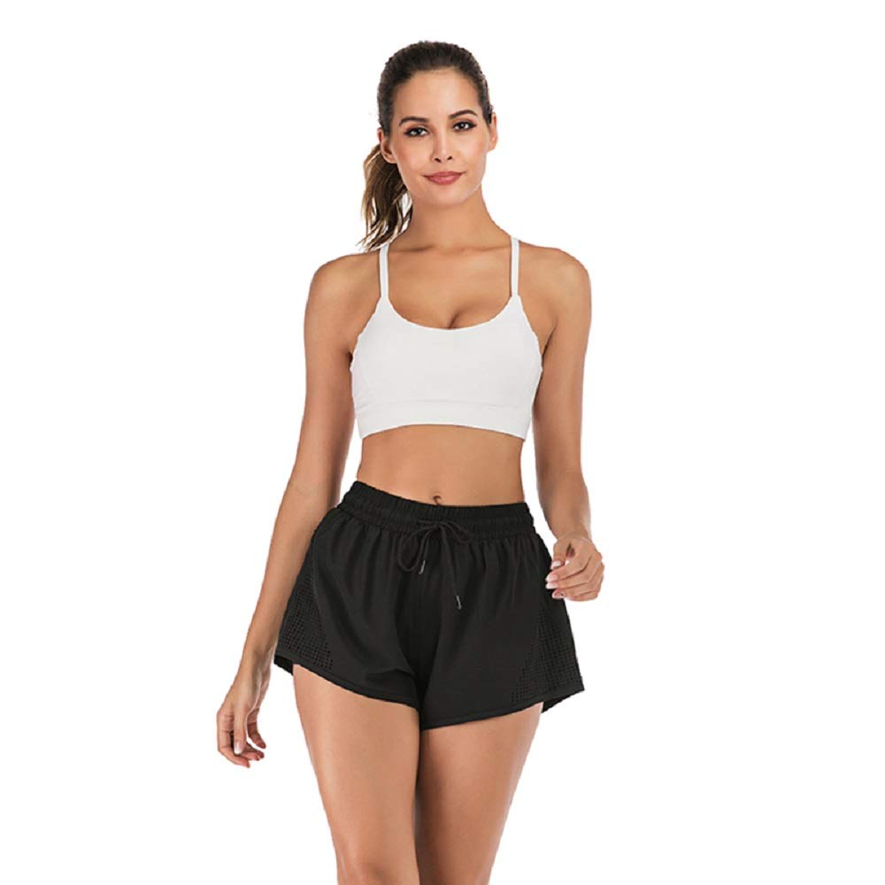 Best Women's Running Shorts with Built-in Liner - 2-in-1 Athletic Workout Shorts for Jogging, Gym & Yoga | High-Performance Breathable Sports Shorts