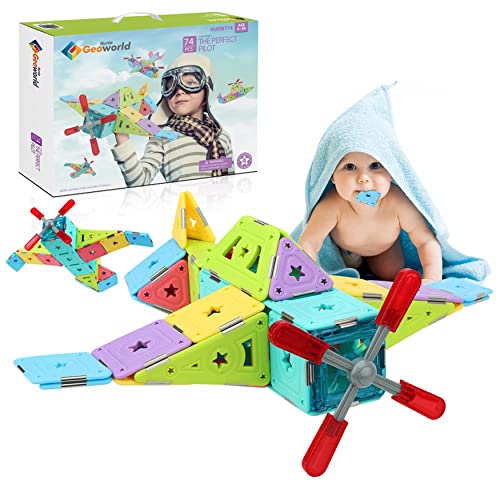 Educational Building Blocks for Kids - Non-Toxic Preschool Learning Toys with Shapes & Colors | STEM Toys for Toddlers, Classroom Activities & Creative Play