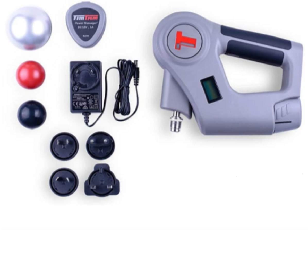 TimTam Deep Tissue Massage Gun for Muscle Recovery - Handheld Percussion Massager with 5 Speed Settings, Travel Case - Perfect for Athletes, Post-Workout, Back Pain Relief & Full Body Relaxation