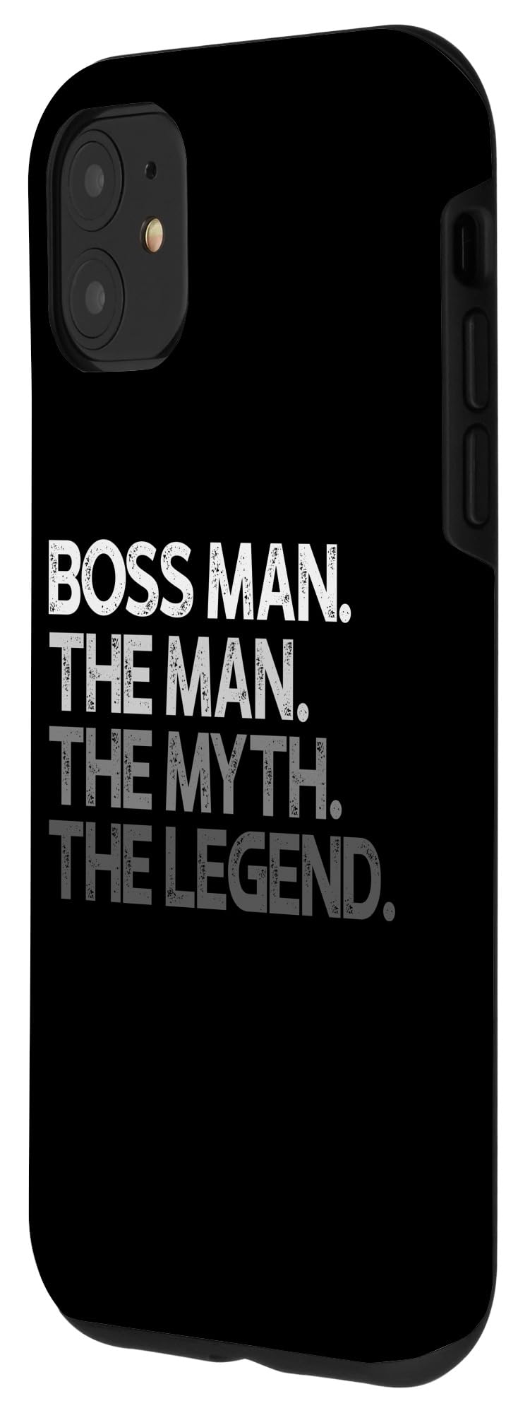 iPhone 11 Case for Men - Premium Boss Gift Phone Cover with 'The Man The Myth The Legend' Design - Perfect for Father's Day, Birthday & Office Gifts