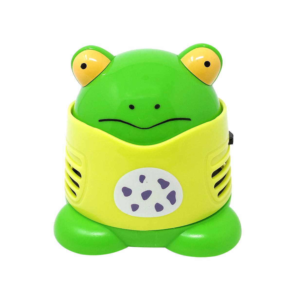Allydrew Cute Frog-Shaped Portable Mini Vacuum Cleaner - Handheld Cordless for Home, Office, Car & Pet Hair - Lightweight & Powerful Suction for Quick Cleaning