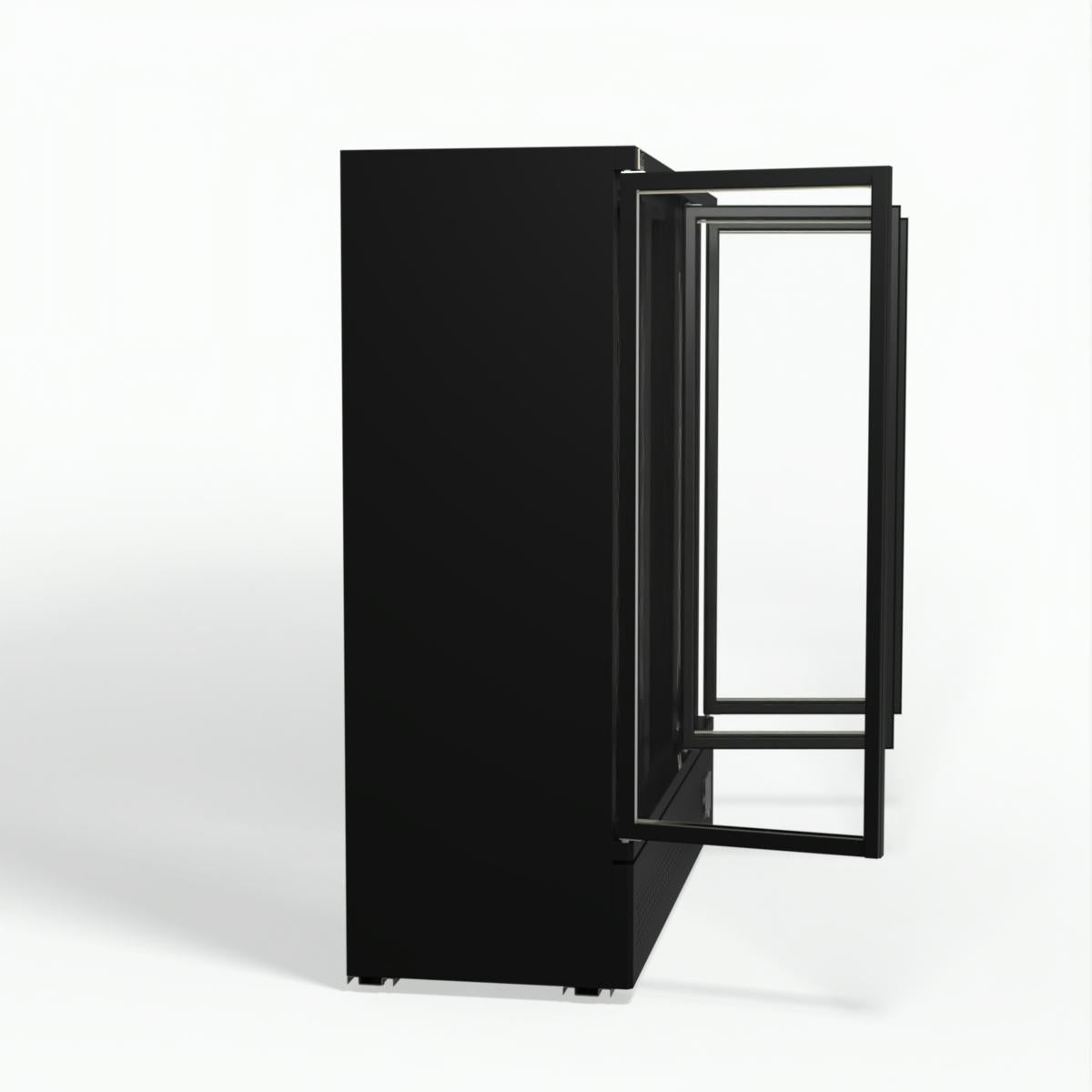 AG Supermarket 3-Door Commercial Upright Freezer - Glass Door Display Refrigerator for Grocery Stores, Restaurants & Convenience Stores