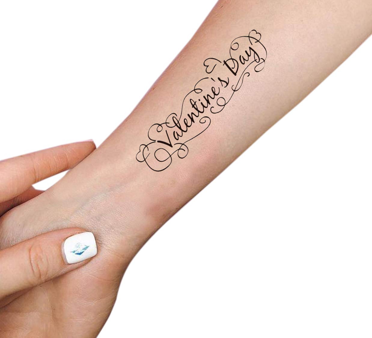 Waterproof Temporary Tattoo Stickers for Men & Women - 3D Realistic Flowers, Butterflies, Stars, Angels, Wolves & Armband Designs (60mm X105mm) - Perfect for Parties, Festivals, Cosplay & Body Art