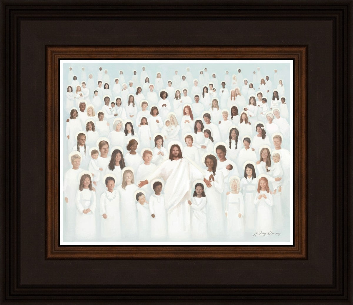 Body of Christ Christian Wall Art by Hailey Kinsey - Inspirational Home Decor for Church, Prayer Room & Faith-Based Gifts