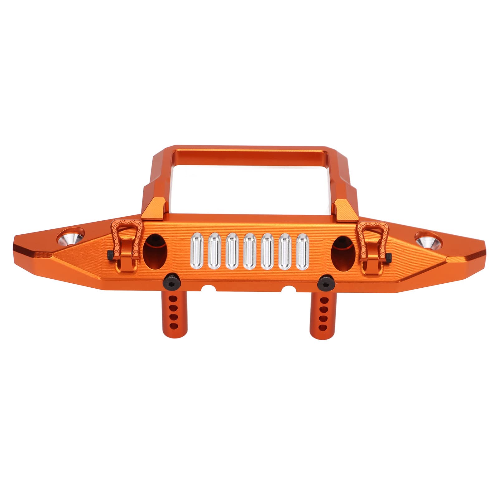 **Axial 1/6 Scale RC Car Front Bumper - Anodized Aluminum, Corrosion Resistant, Orange Upgrade for Off-Road & Crawler RC Vehicles (DIY Installation, Durable Protection)**    *(Perfect for Rock Crawling, Trail Adventures & RC Car Upgrades)*