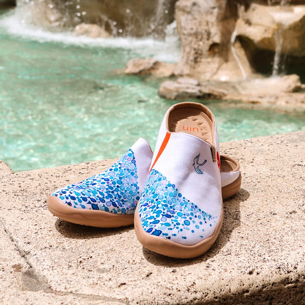 UIN Women's Slip-On Mules - Comfortable & Stylish Casual Shoes for Walking, Travel, and Everyday Wear