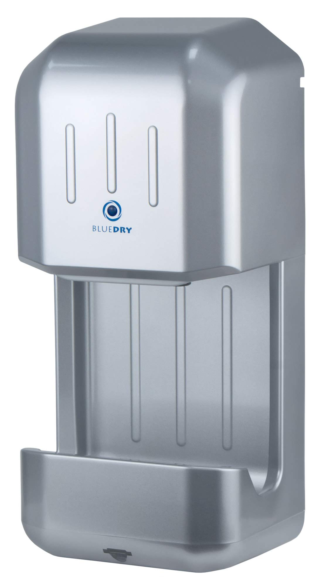 BLUEDRY High-Speed Hand Dryer with Fast Dry Air Blade Technology - Silver | Commercial & Public Restroom Hand Drying Solution for Offices, Hotels, and Airports