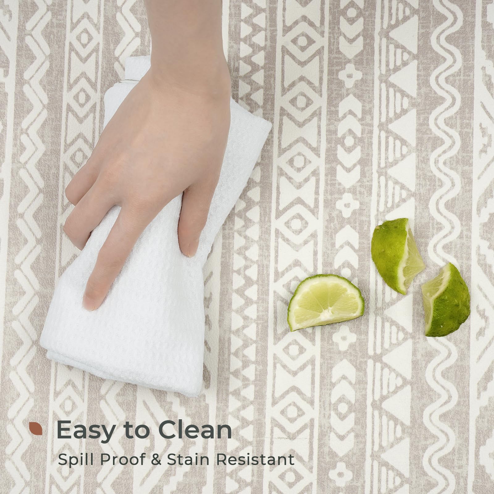 FRESHMINT Boho Kitchen Mat - 0.47