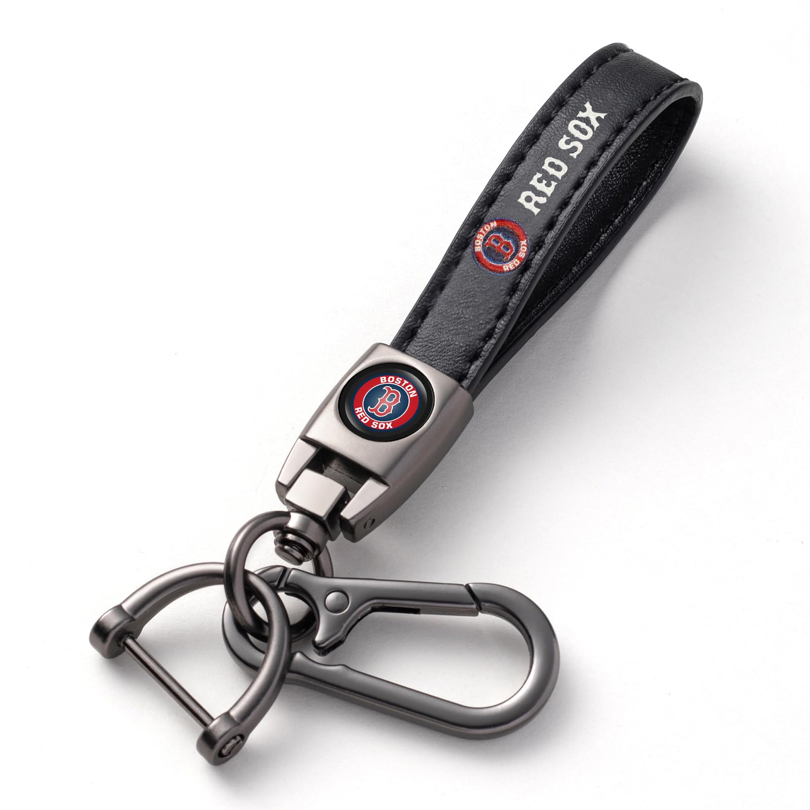 Baseball Car Keychain - Leather Key Fob Holder for Men & Women, Replacement Keyring for Baseball Fans, Perfect Sports Gift for Car Enthusiasts - Great for Gifts, Souvenirs & Everyday Use