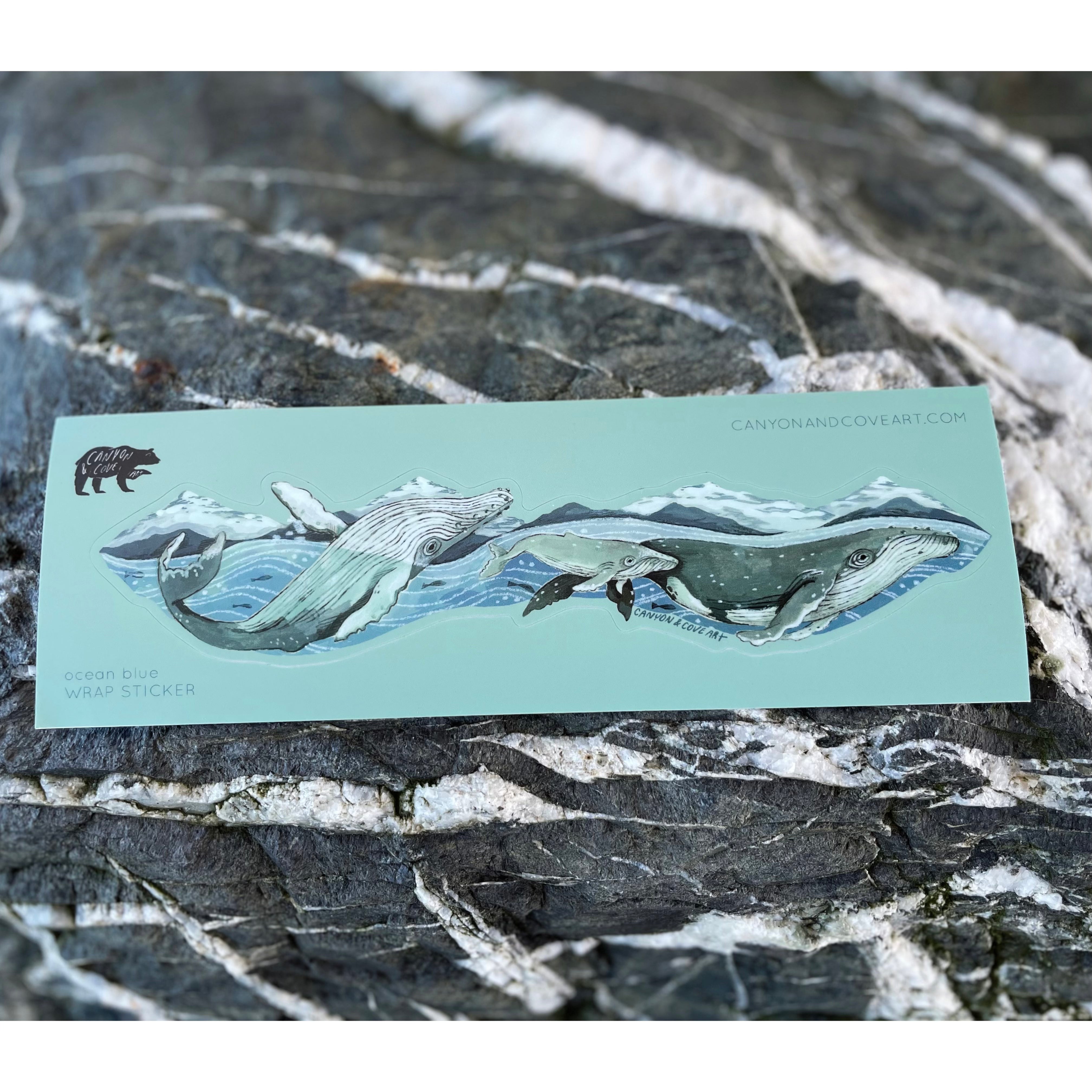 Ocean Blue Vinyl Wrap Sticker - Waterproof, Durable, Self-Adhesive Decal for Laptops, Phones, Cars & DIY Projects - Perfect for Personalization and Home Decor