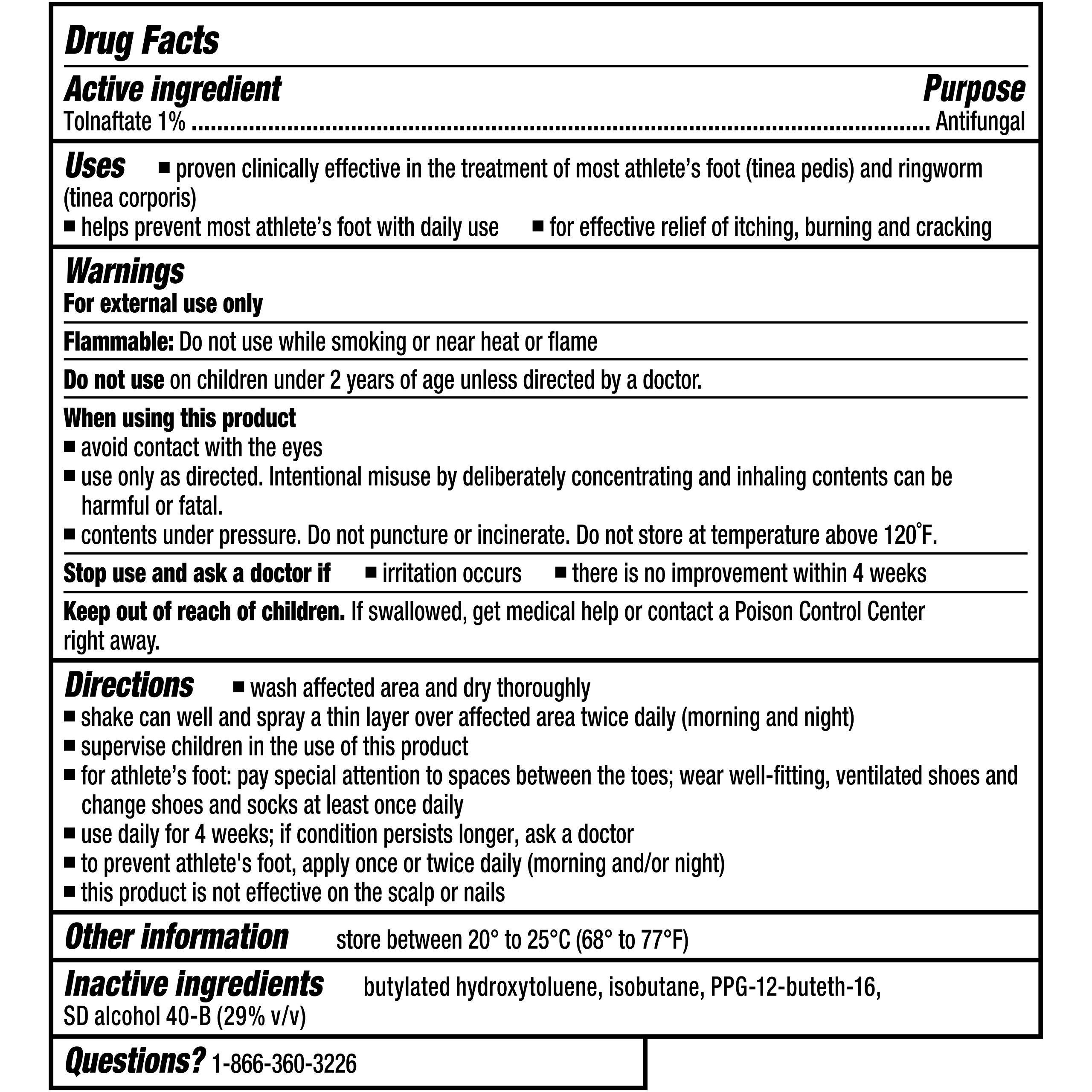 Tinactin Antifungal Liquid Spray for Athlete's Foot & Ringworm - 5.30 oz (8-Pack) | Fast-Acting Jock Itch Treatment | Ideal for Gym Bags, Locker Rooms & Travel