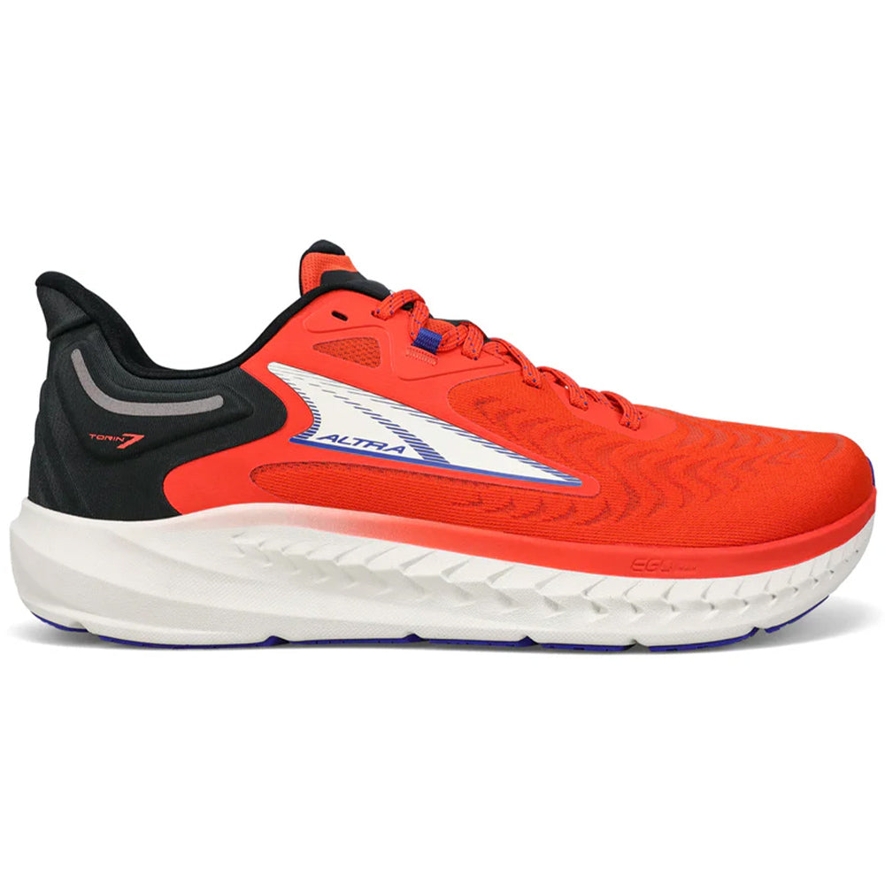 Men's Altra Torin 7 Running Shoes - Black/Red - Size 10 D Medium - Lightweight Cushioned Road Running Shoes for Men, Perfect for Marathon Training & Daily Jogging