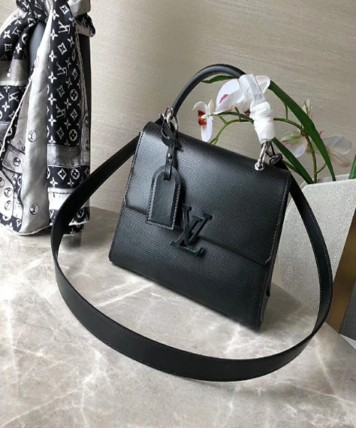 LV Grenelle MM Epi Leather Noir Handbag - Luxury Designer Tote for Women | Perfect for Work, Travel & Everyday Use