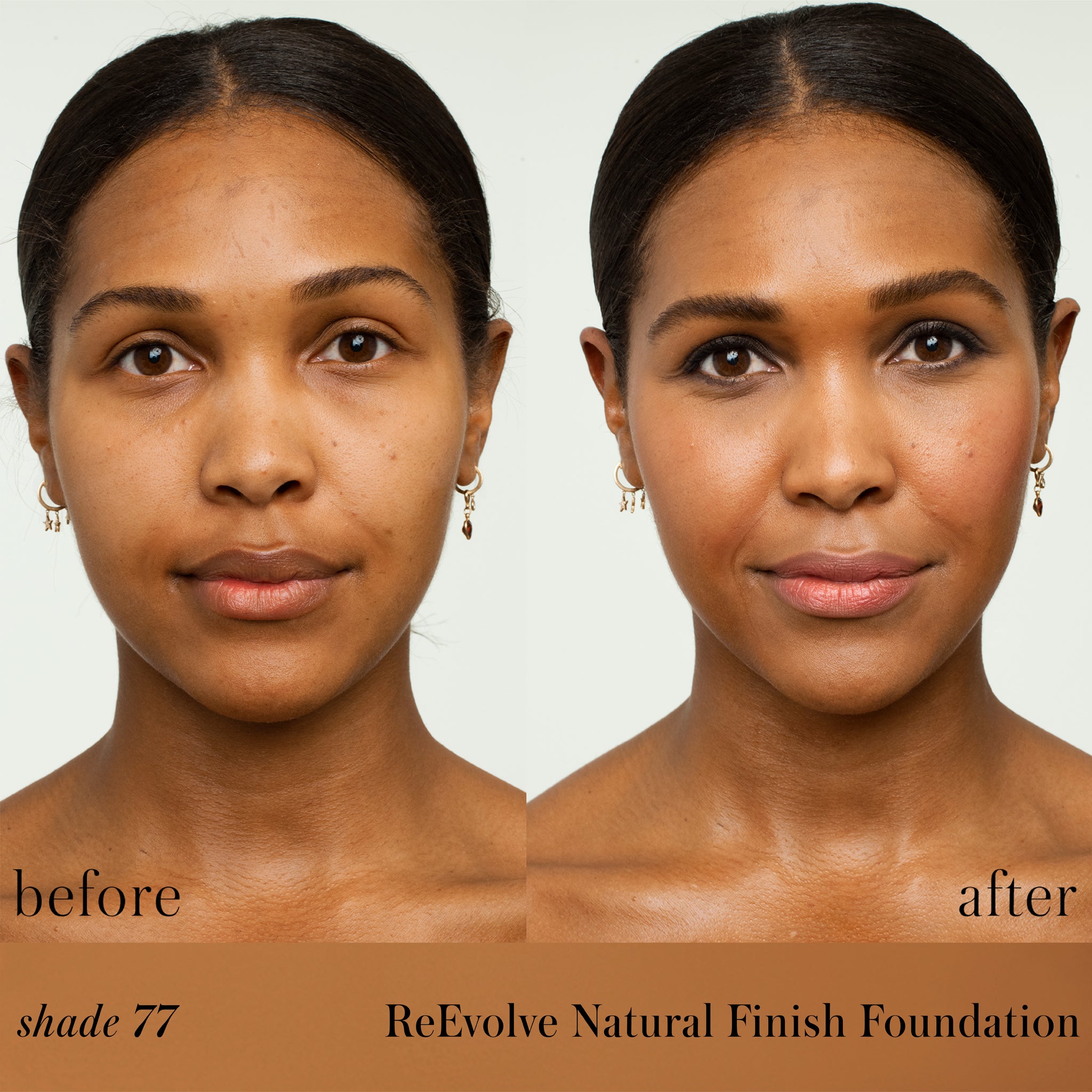 ReEvolve Natural Finish Foundation Refill - Vegan, Cruelty-Free Makeup for Flawless Coverage | Perfect for Everyday Wear & Special Occasions