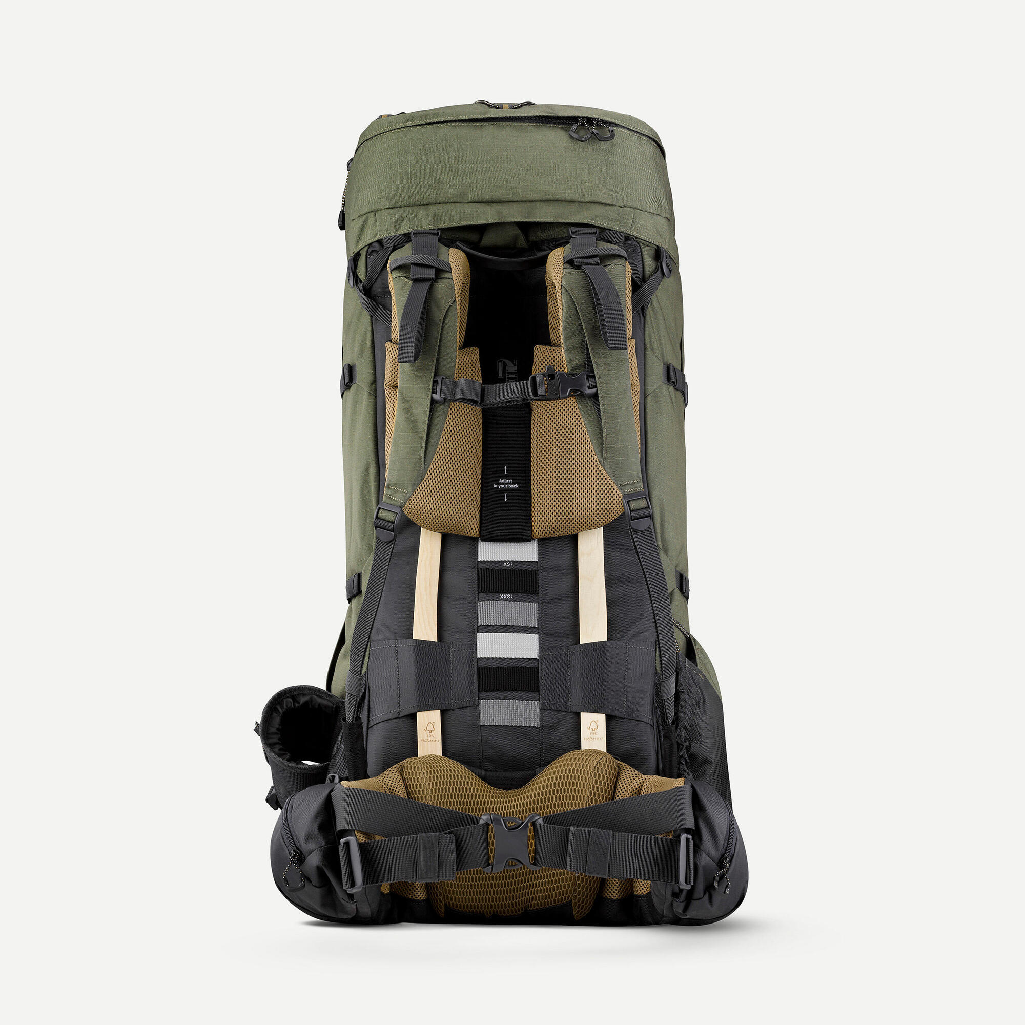 Forclaz Men's MT900 Symbium2 90+10L Lightweight Hiking Backpack - Durable Travel Backpack for Camping, Trekking & Outdoor Adventures