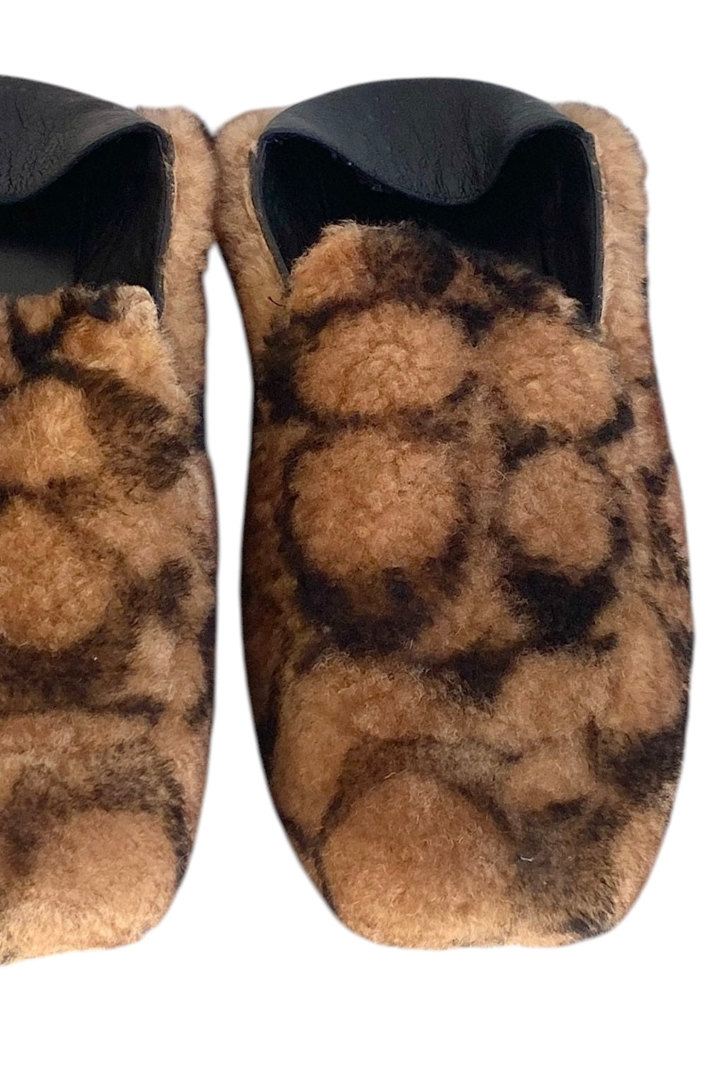 Coach Shearling Slippers for Women - Soft & Cozy House Shoes - Perfect for Winter, Home & Lounge Wear