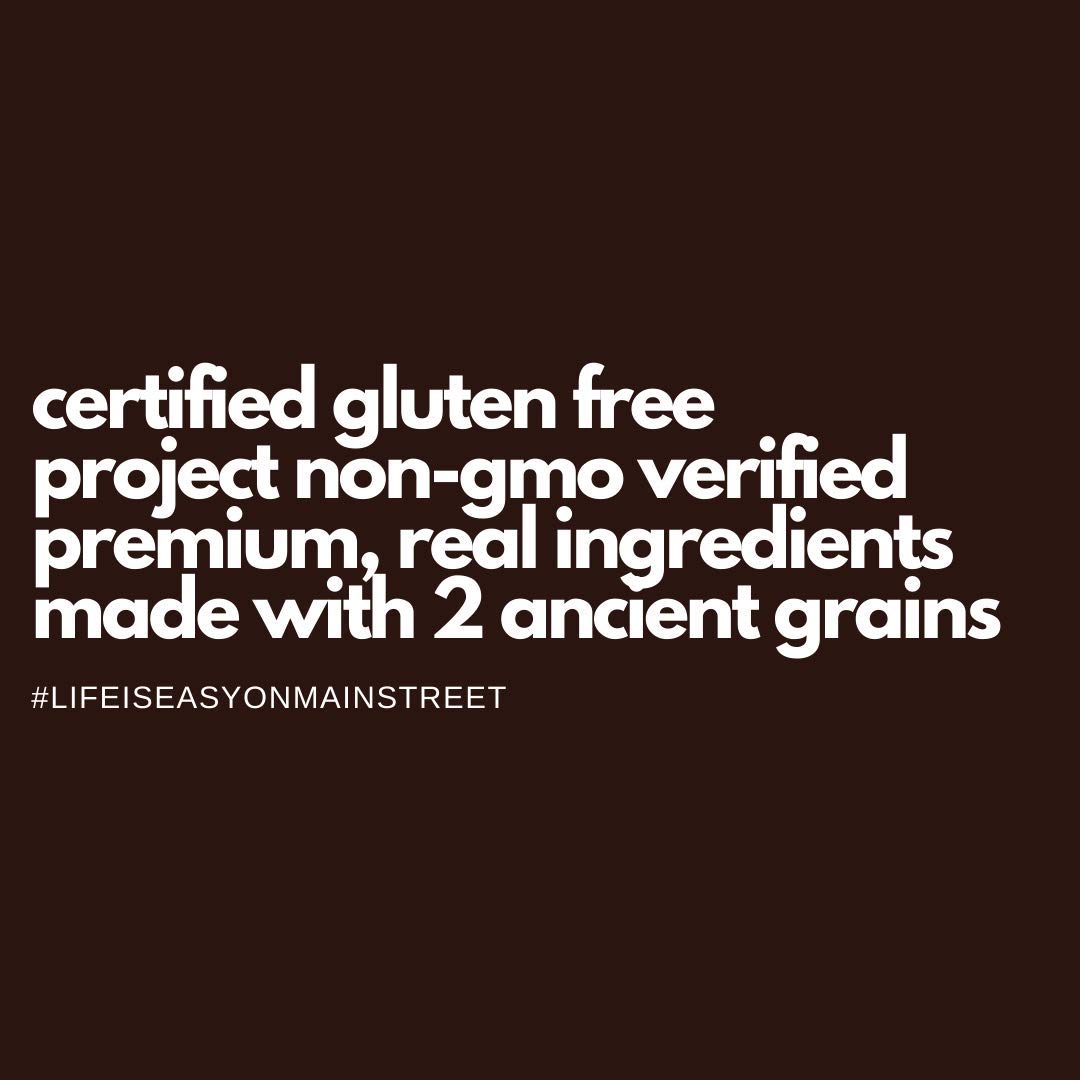 Bakery On Main Dark Chocolate Sea Salt Granola - Gluten Free, Non-GMO, Whole Grain Oatmeal Snack, 11oz (6 Pack) | Perfect for Breakfast, Healthy Snacking & On-The-Go Energy