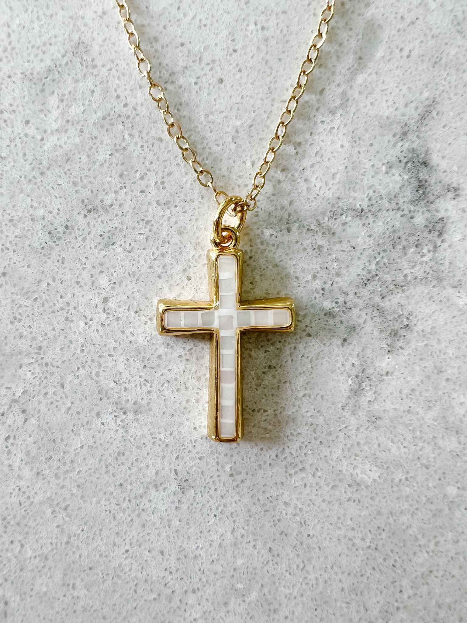 Opal Cross Necklace for Women - Elegant Sterling Silver Pendant with Genuine Opal Gemstone - Perfect for Church, Weddings & Everyday Jewelry