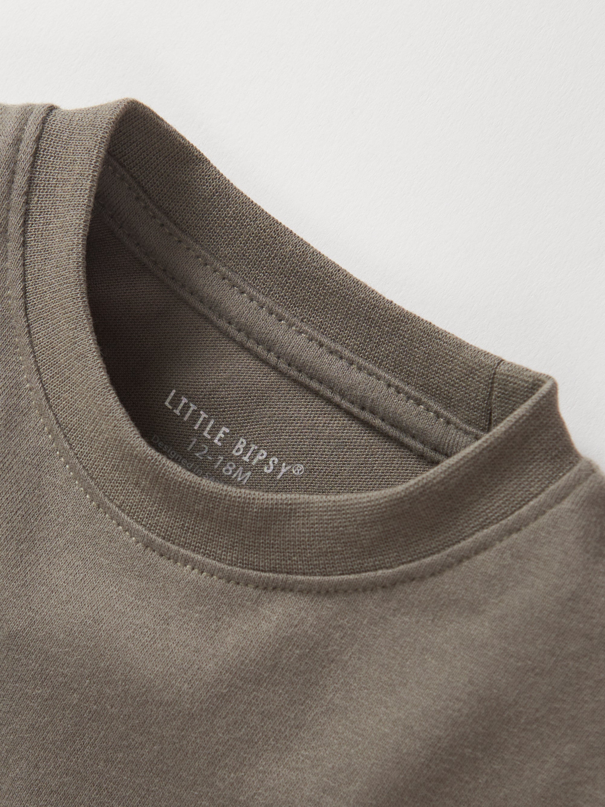 Premium Long Sleeve Casual T-Shirt for Men - Soft Cotton Crew Neck Basic Tee in Army Green | Perfect for Everyday Wear, Layering & Outdoor Activities