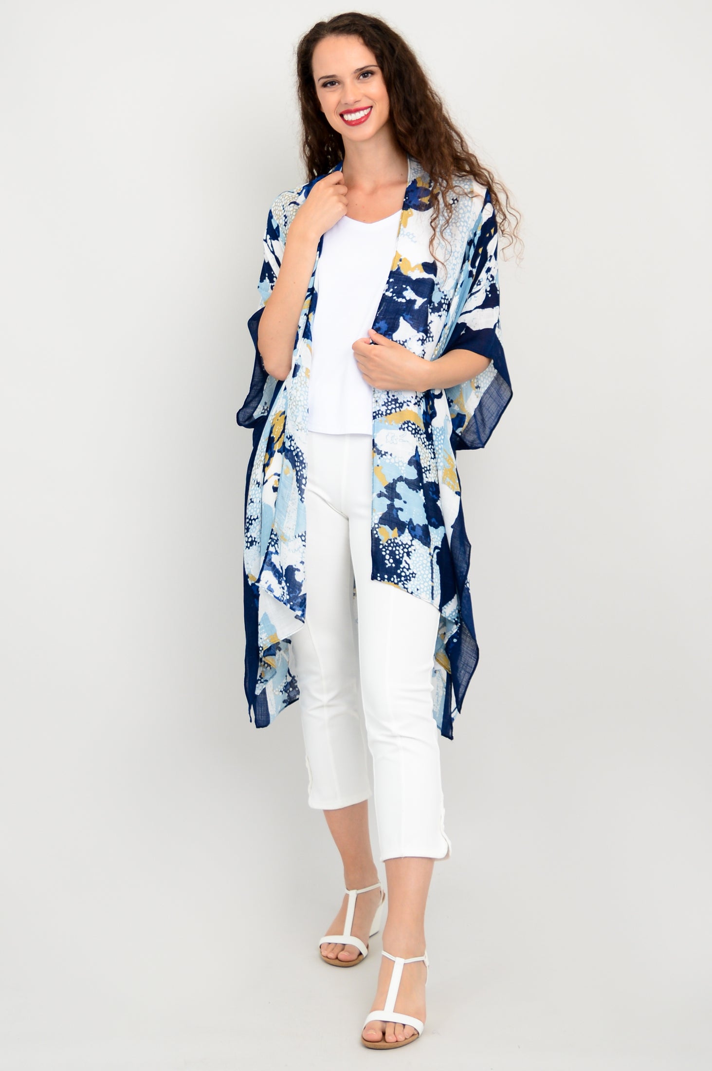 Darcy Maka Indigo One Size Women's Casual Dress - Perfect for Summer Outings, Beach Vacations, and Date Nights