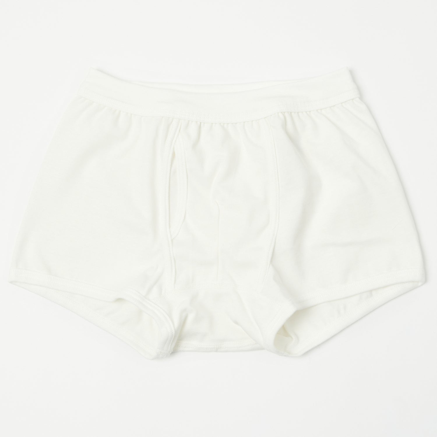 Merz b. Schwanen 254 Premium Cotton Boxer Briefs for Men - White - Comfortable Underwear for Everyday Wear & Active Lifestyle