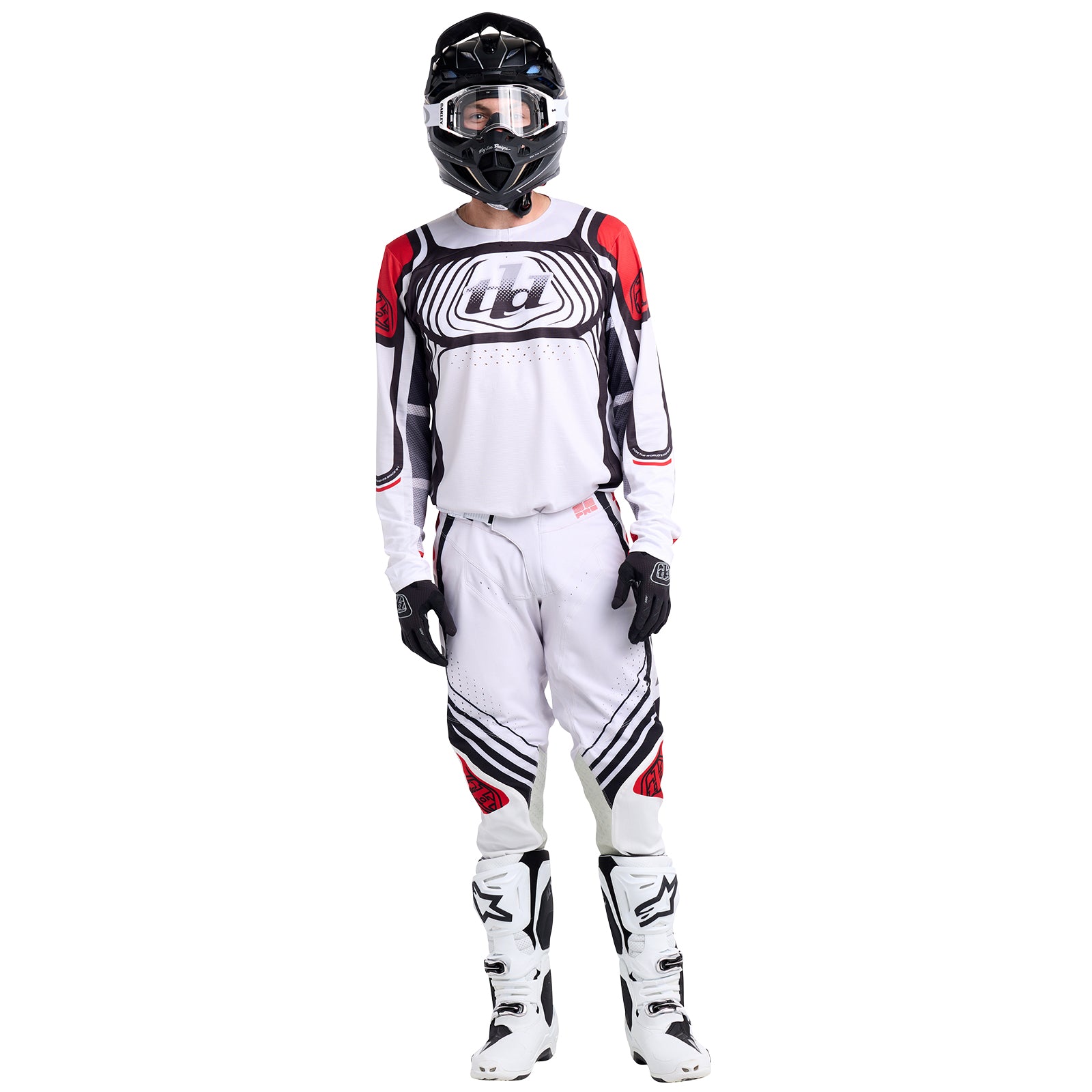 SE Pro Jersey Wavez Off White / Red - Stylish and Comfortable Sports Jersey for Men - Perfect for Basketball, Football, and Casual Wear