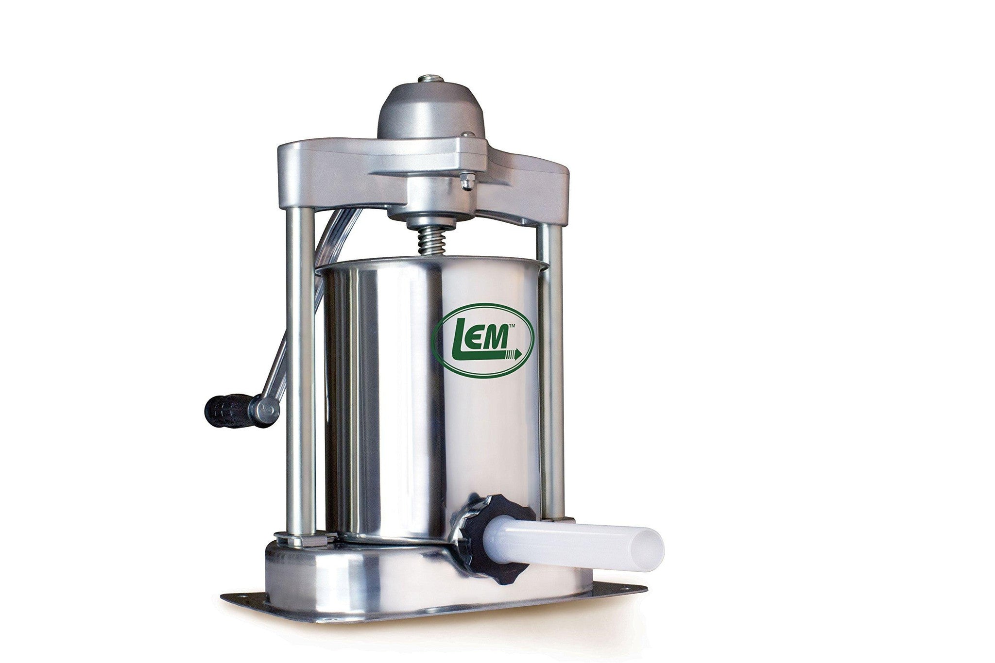 LEM 15 Vertical Sausage Stuffer - 5L Stainless Steel Meat Grinder for Home & Commercial Use - Perfect for Sausage Making, Jerky, and Meat Processing (Free Shipping)