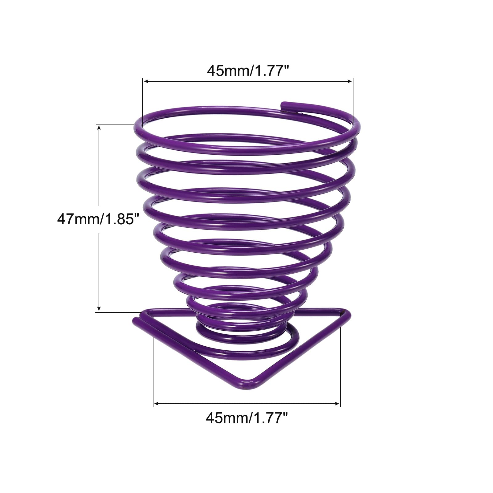 PATIKIL Air Plants Holder - 6 Pack Purple Hanging Air Plant Stand for Tillandsia, Home & Office Desktop Decor - Perfect for Living Room, Bedroom, and Indoor Garden Display