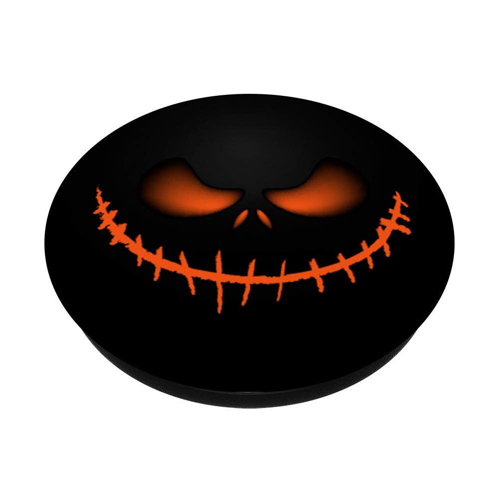 Scary Jack-O-Lantern Smile PopSockets Grip & Stand for iPhone, Samsung & Tablets - Halloween Phone Accessory for Parties, Trick or Treat & Spooky Decor