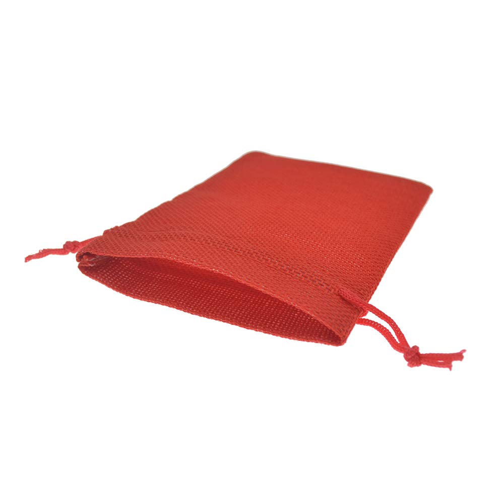 50Pcs Natural Burlap Drawstring Bags 5.9