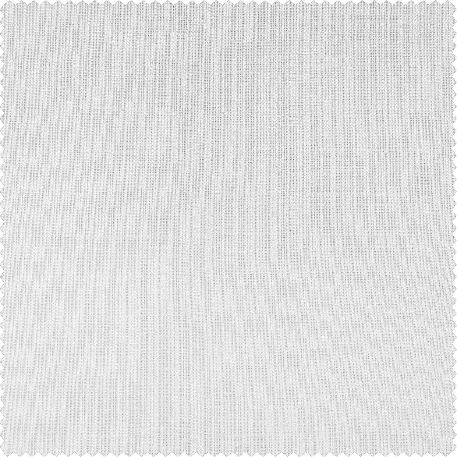 Mission White Faux Linen Fabric Swatch - Premium Decorative Upholstery Material for Home Decor, DIY Projects & Crafting